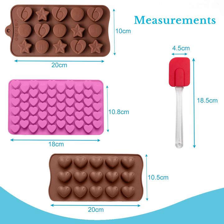 Produktbild Intirilife 10-teiliges Set mit Silikon Backformen