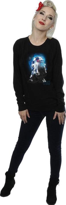 Actual product image Star Wars Womens/Ladies The Last Jedi R2-D2 Brushed Sweatshirt (S)