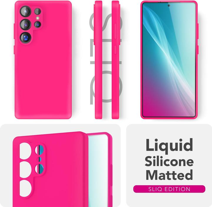 Produktbild Nalia Phoenix - Abwischbare Flüssigsilikon Hülle - Easy Clean Liquid Silicone Cover (Samsung Galaxy S25 Ultra)