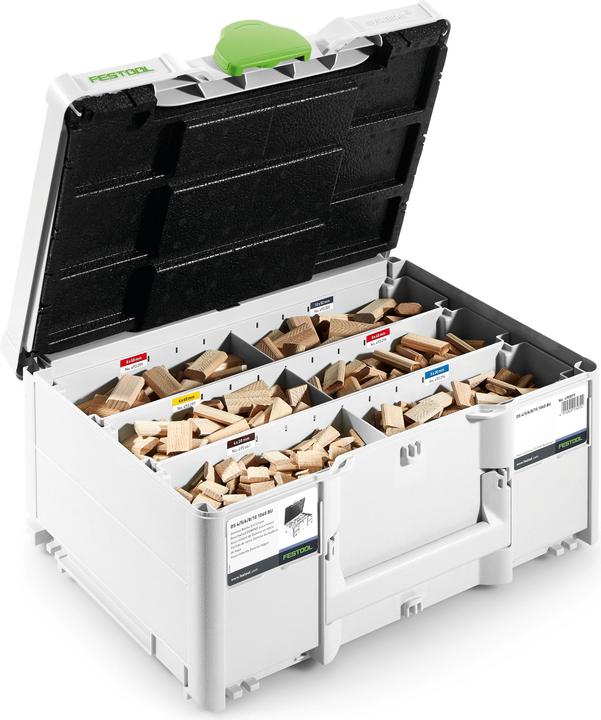 Festool Assortimento di tasselli Domino Faggio DS 4/5/6/8/10 1060 BU (1 pz.)