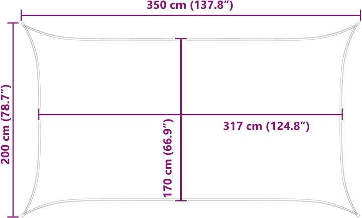 Produktbild vidaXL Outdoor Sonnenschutz Markise (350 x 200 cm)