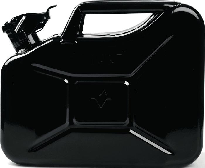 Produktbild Valpro Kraftstoffkanister 10 l Schwarz RAL 9005 Stahlblech 0,9 mm L345xB165xH275mm