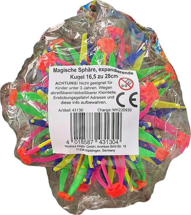 Actual product image Kögler Magic sphere, expanding sphere, 16.5 by 28cm