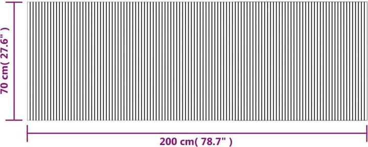 Produktbild vidaXL Teppich (70 x 200 cm)