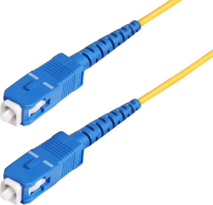 Produktbild StarTech com 30 Meter LWL Patchkabel SC SC (UPC) Singlemode OS2 Simplex, 9/125µm, 40G/100G, Biegeune (CAT6, 30 m)