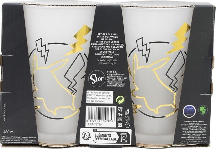 Image du produit Stor Pokemon - Pikachu (0.49 l, 2x)