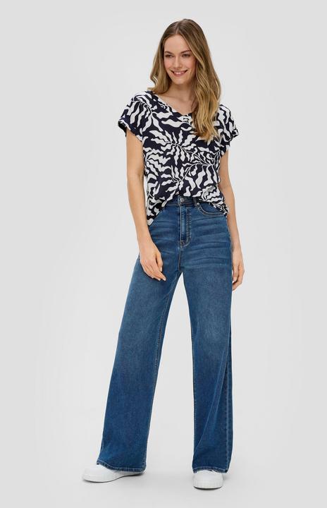 Immagine prodotto s.Oliver Bluse Viskosebluse mit V-Ausschnitt (36)