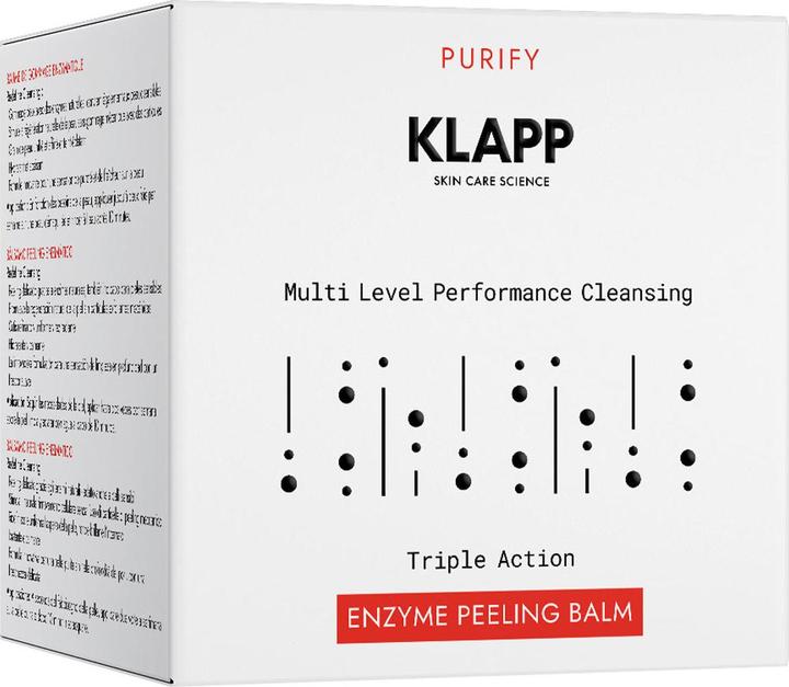 Actual product image Klapp Multi Level Performance Cleansing Triple Action ENZYME PEELING BALM (Cleansing scrub, 50 ml)