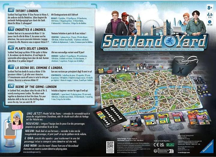 Actual product image Ravensburger Scotland Yard (English, French, German, Italian, 2 - 6 Players)