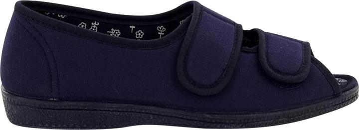 Produktbild San Diego Sandalen Hausschuhe Freizeitschuhe mit Klettverschluss weite Passform Zehenöffnung (41)