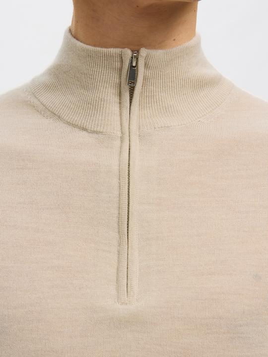 Produktbild Selected Slhtray Ls Knit Merino Half Zip Noos (XL)