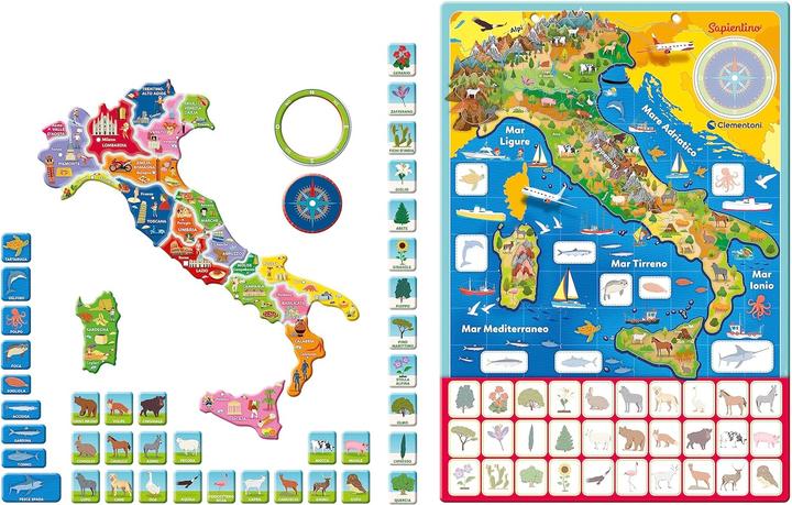 Produktbild Clementoni Magnetic Geo Puzzle Italy
