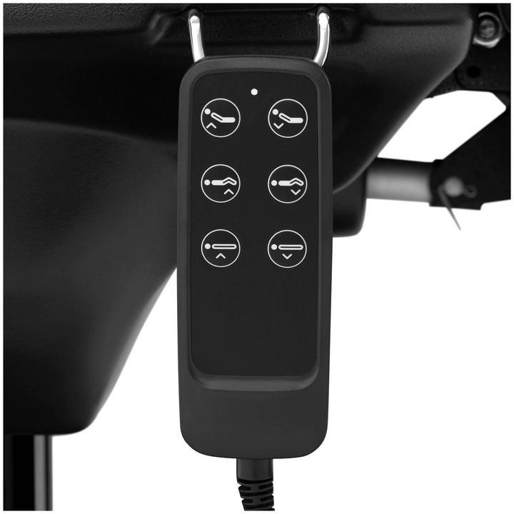 Produktbild Physa Kosmetikliege Behandlungsliege Kosmetikstuhl Tattooliege 70-90,5cm 150kg schwarz