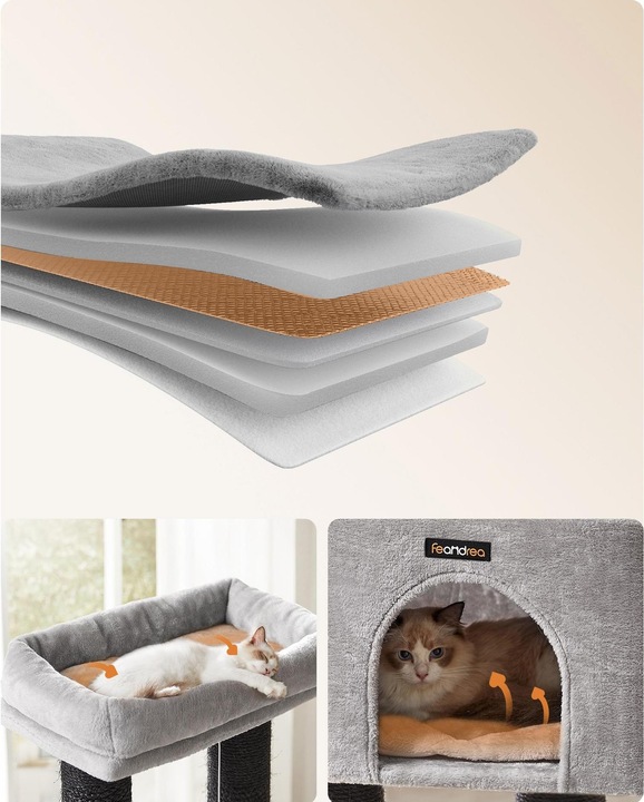 Actual product image Feandrea Liam (160 cm, Dove grey)