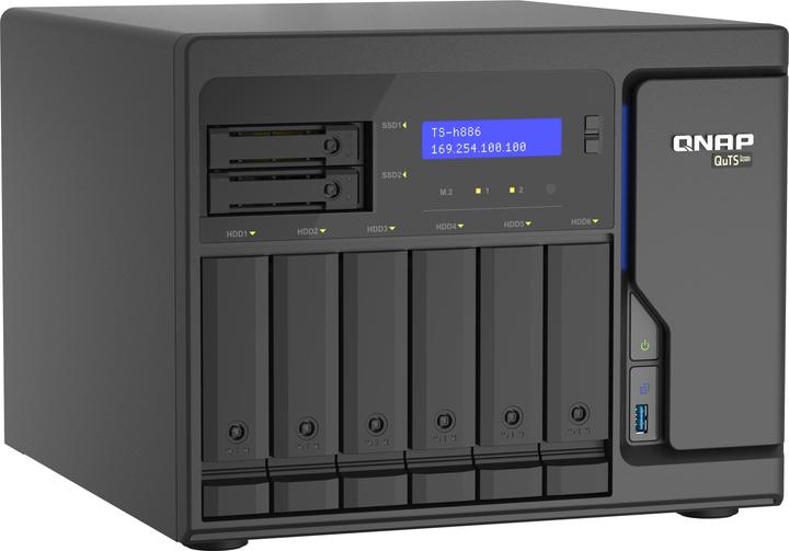 Produktbild QNAP TS-h886-D1622-16G (0 TB)