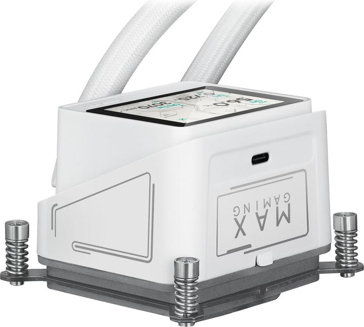 Actual product image ASUS Wak Max Gaming Lc 360 Argb LCD Wht