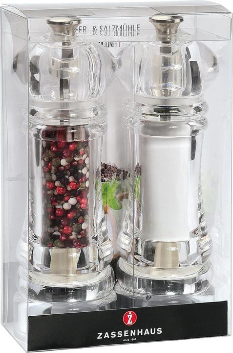 Zassenhaus Berlin salt and pepper mill set (Pepper, Salt)