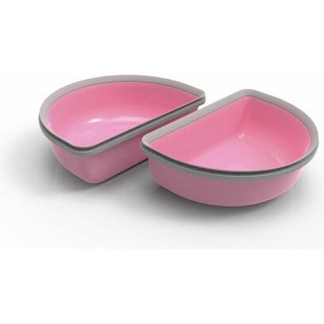 SureFeed Halbschalen Zweierset pink (0.20 l), Futternapf