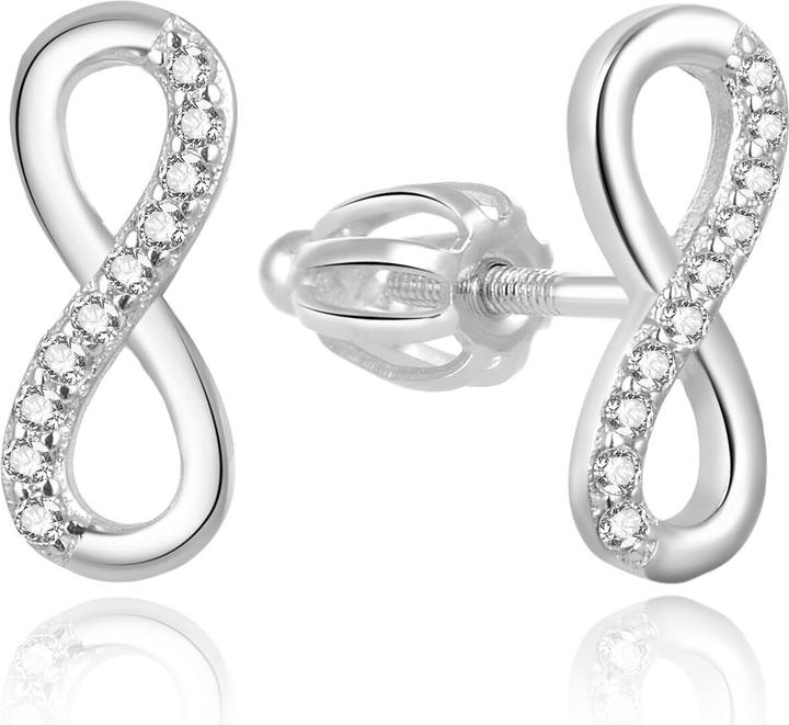 Immagine prodotto Beneto Orecchini in argento con zirconi Infinity AGUP2062S