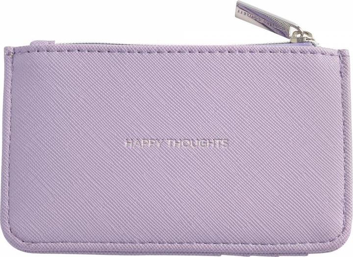 Actual product image Estella Bartlett Happy Thoughts" purple card holder