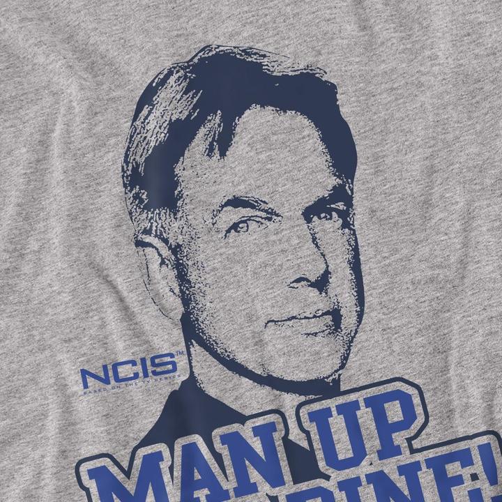 Actual product image Ncis Unisex Adult Man Up T-Shirt (L)