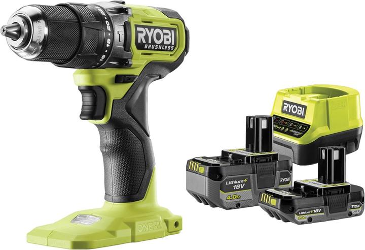 Actual product image Ryobi Cordless hammer drill RPD18BL-2C42S 18V 1*2.0Ah 1*4.0Ah