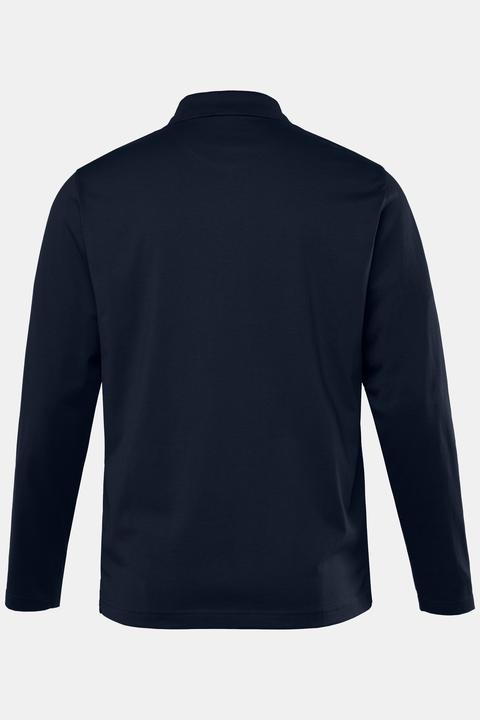 Produktbild Men+ Langarm-Poloshirt, Basic, Rundhals (L)