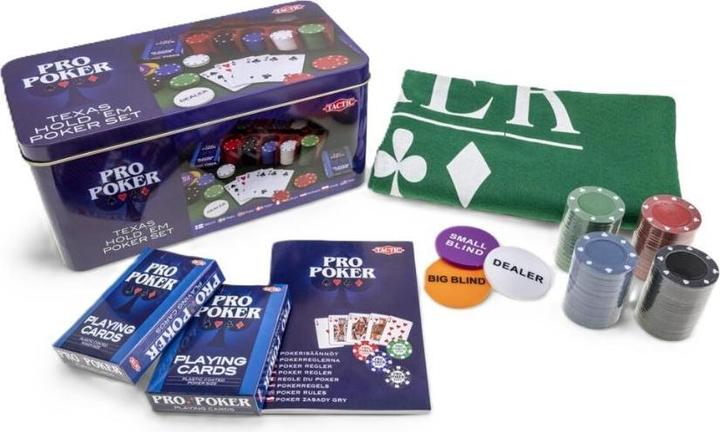 Produktbild Tactic Pro Pokerset (Polnisch, 2 - 8 Spieler)