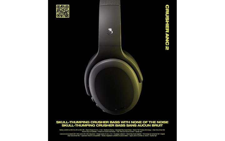 Image du produit Skullcandy Crusher 2 (ANC, 50 h, Sans fil, Filaire)