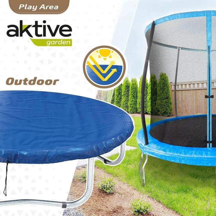 Aktive Schutzplane Trampolin Blau Ø 305 cm (6 Stück)