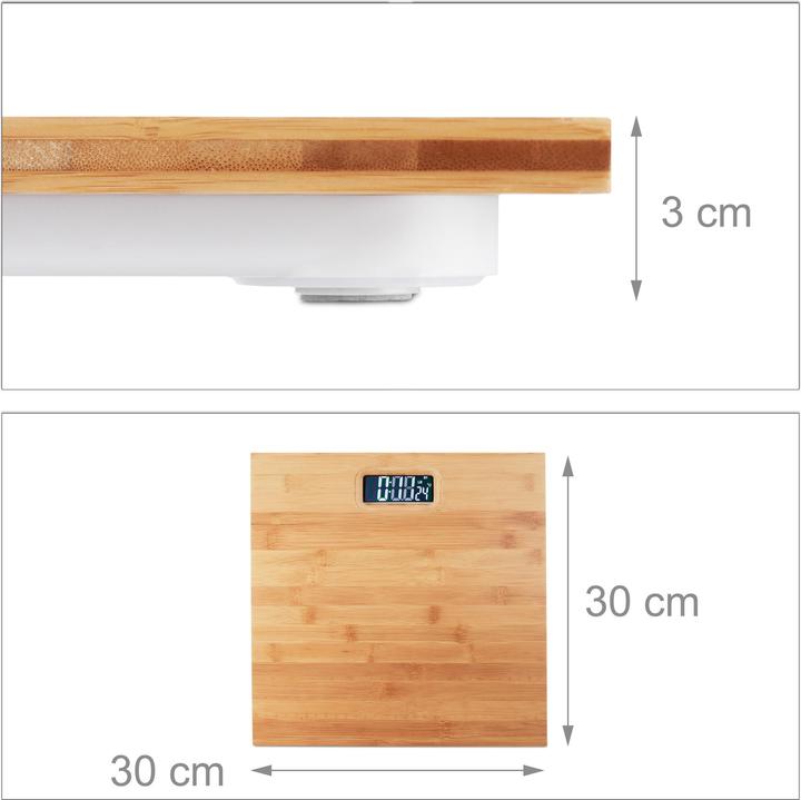 Produktbild Relaxdays Personenwaage digital (180 kg)