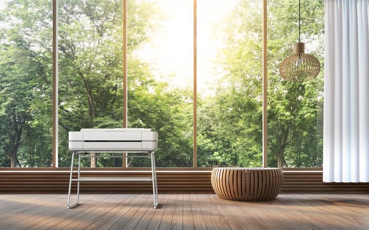 Produktbild HP Grossformatdrucker DesignJet Studio Steel 24" (Tintenpatrone, Schwarz-Weiss)