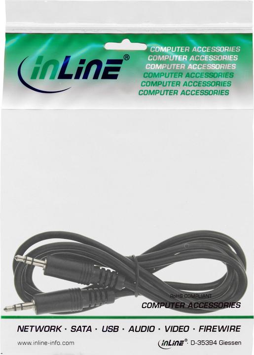 Actual product image InLine 3.5mm-3.5mm (0.30 m, AUX cable)