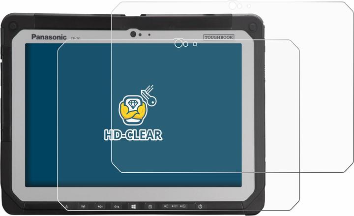Actual product image BROTECT Screen Protector Clear (2 Piece, Toughbook CF-20)