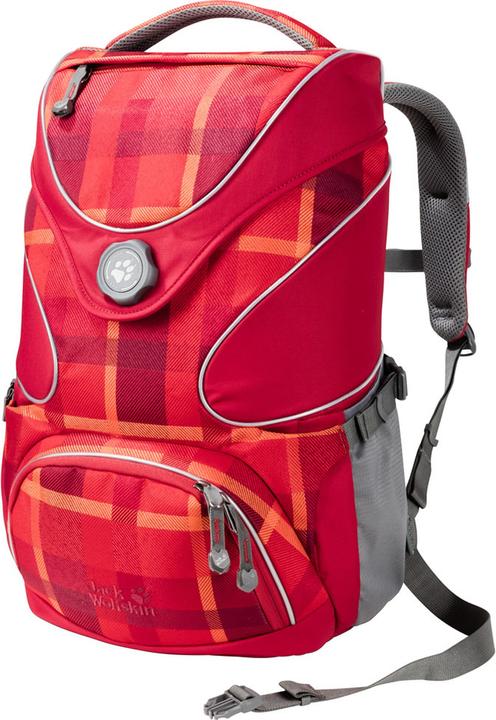 Jack Wolfskin Ramson Top 20 Pack Schulrucksack (Farbe: 7941 indian red woven check)