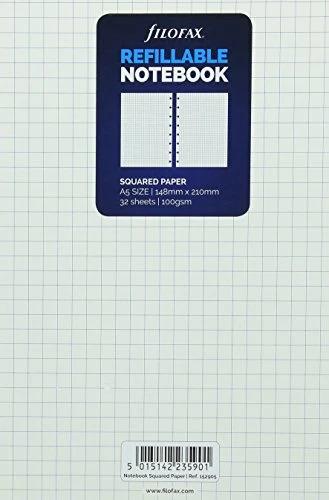 Produktbild Filofax A5 Notebook refill - squared paper white (Englisch, 2015)