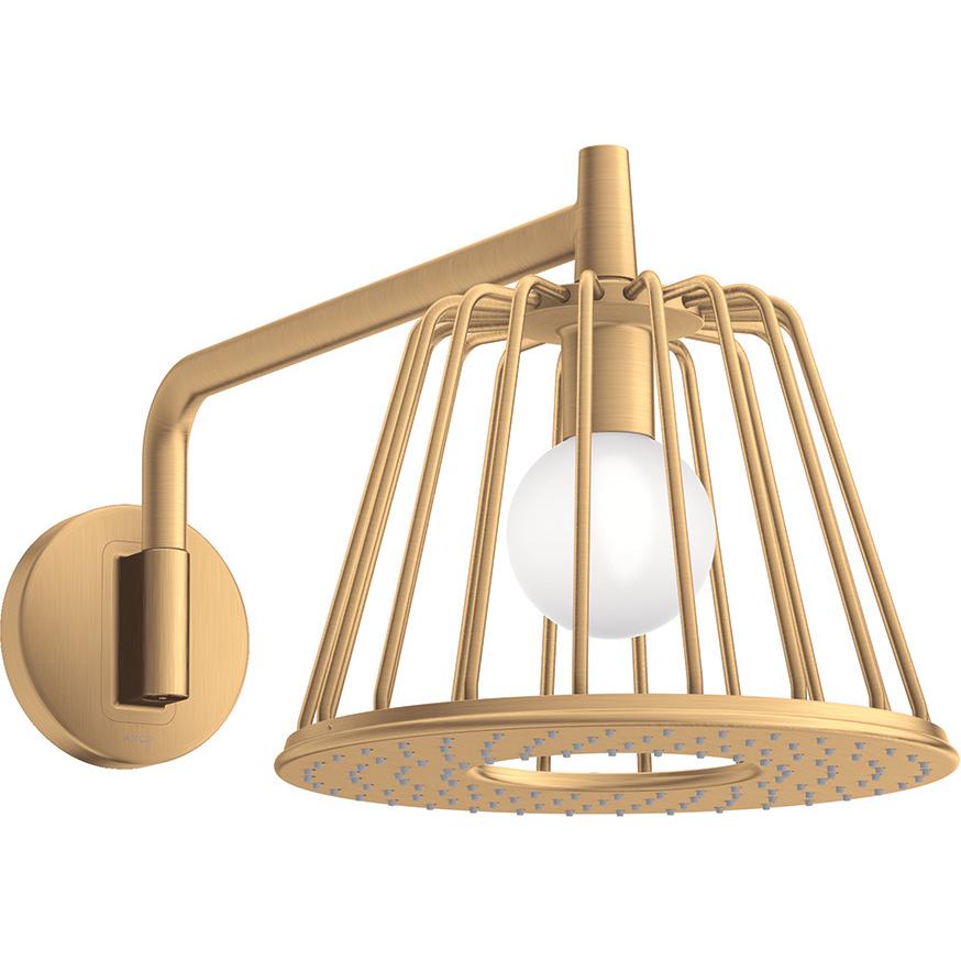 Axor, Soffione doccia, Starck ShowerSelect LampSelect LampShower 1jet avec bras de douche 380 mm, raccord mu (1 Tipo di fascio, 13 l/min)
