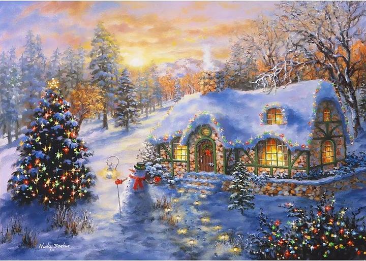 Immagine prodotto Bluebird Cottage di Natale (2000 pezzi)