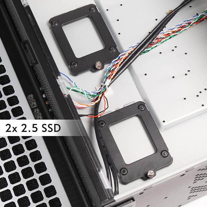 Actual product image Chieftec 19" 4U E-ATX IPC Case Black No PSU