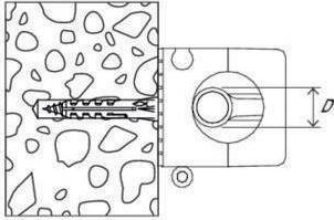 Actual product image Fischer 68012 Clamp SCH 812 GR (100)