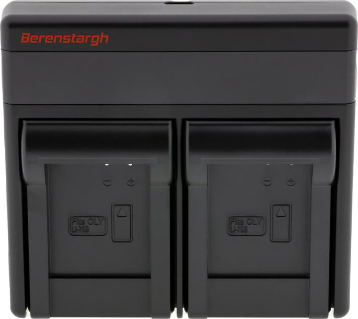 Actual product image Berenstargh Dual PD Hyper Ladegerät f. Olympus Li-70B USB-C in/out Powerbankfunktion (Camera battery charger)