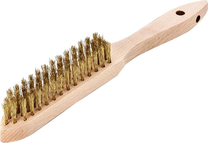 Lessmann Drahtürste Messingdraht gewellt