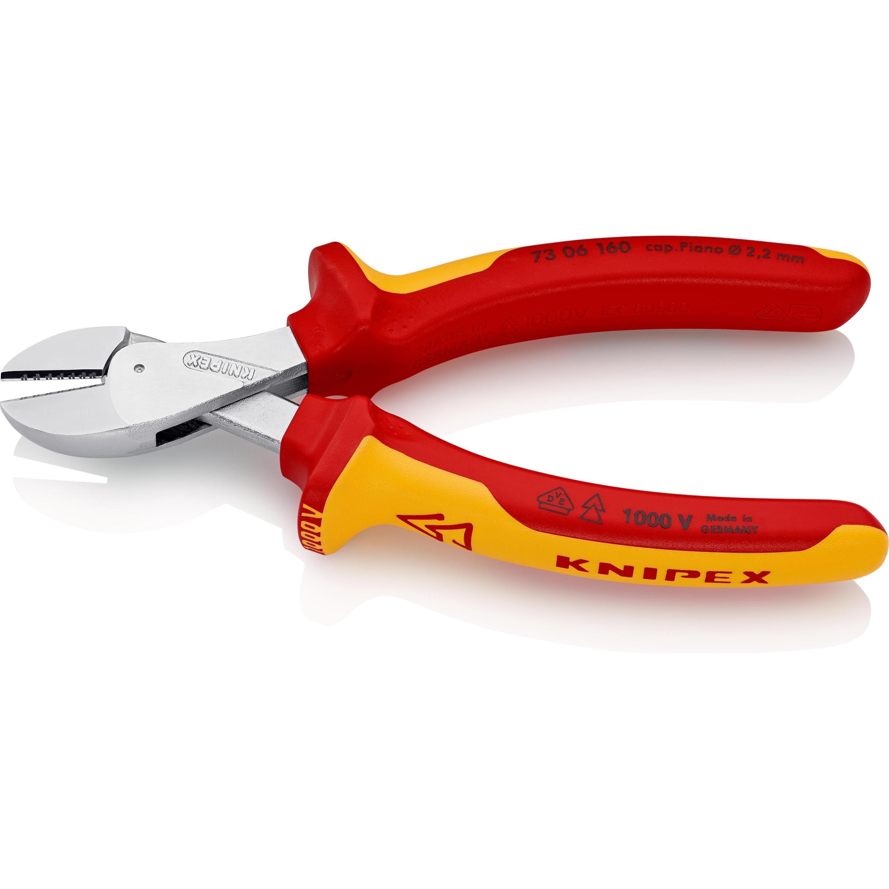 Knipex, Bolzenschneider + Seitenschneider, X-Cut (165 mm)