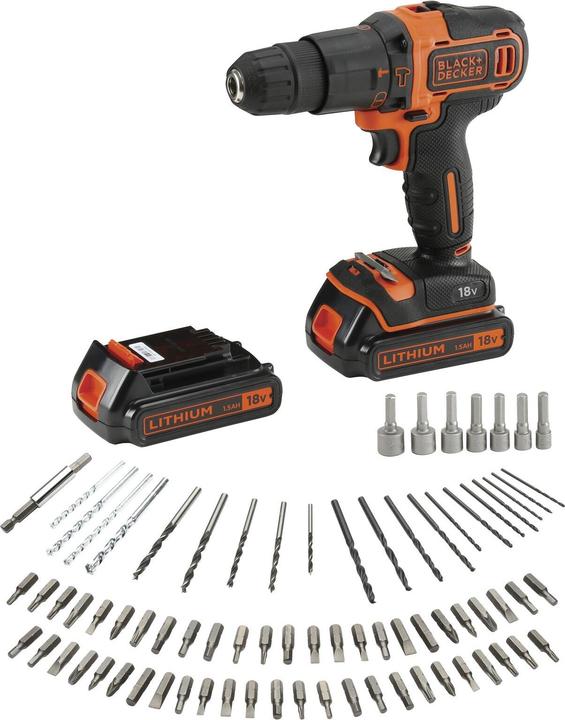 Produktbild Black & Decker BDCHD18BAFC (Akkubetrieb)