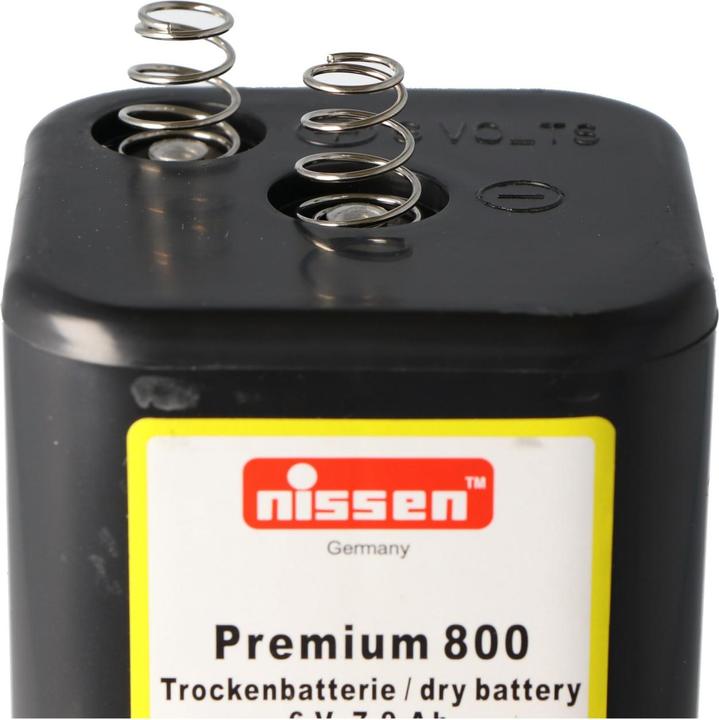Actual product image Nissen Battery Premium 800 4R25 without mercury and cadmium (1 pcs., 4R25, 9000 mAh)