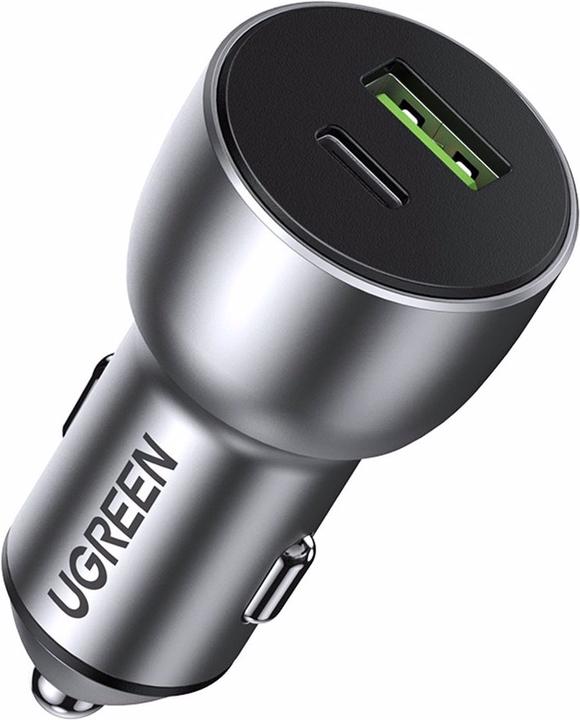 Ugreen USB-C PD + USB-A QC 36W Car Charger
