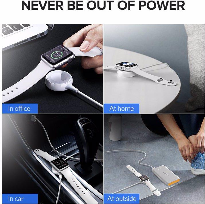 Produktbild Ugreen Wireless Charging für Apple Watch mit USB-C & USB-A