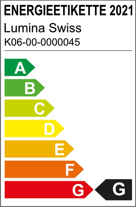 Energie-Label Lumina Swiss TV Ambilight SmartColor (RGB, 150 cm, Indoor)