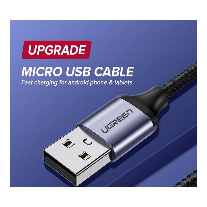 Actual product image Ugreen USB A - Micro USB B (1.50 m, USB 2.0)