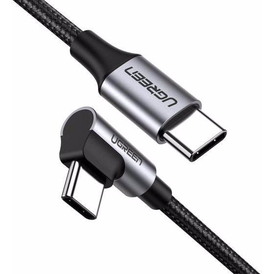 Ugreen USB-C 2.0 zu USB-C 2.0 gewinkelt 3A Datenkabel (3 m, USB 2.0), USB Kabel